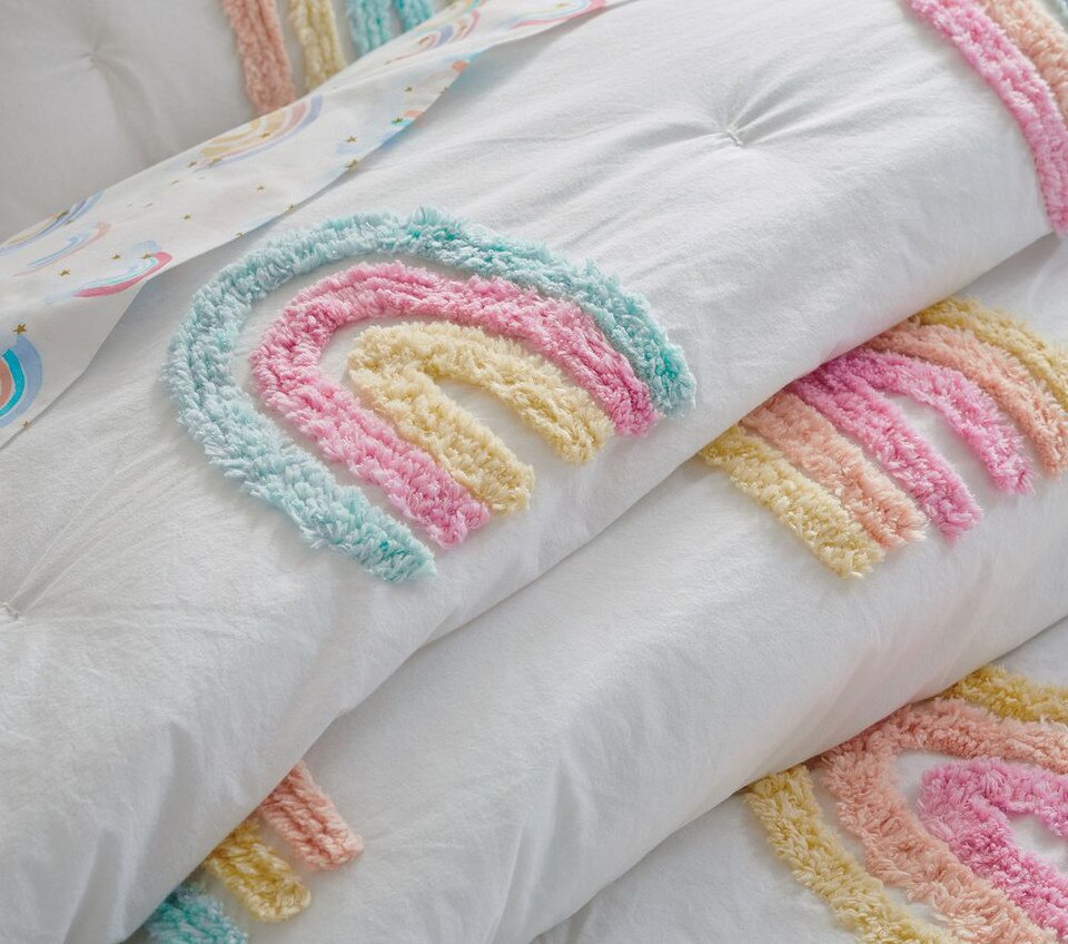 Candlewick Rainbow Comforter & Shams Pottery Barn Kids Australia